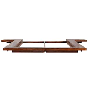 vidaXL Πλαίσιο Κρεβατιού Futon Ιαπωνικού Στιλ 160 x 200 εκ. Μασίφ Ξύλο