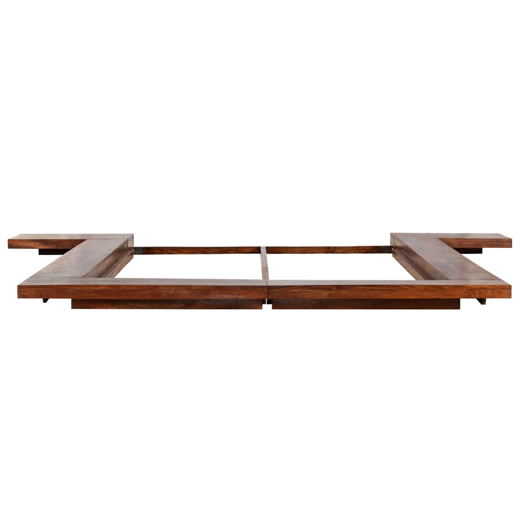 vidaXL Cadru pat futon, stil japonez, 180 x 200 cm, lemn masiv