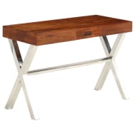 vidaXL Bureau 110x50x76 cm massief