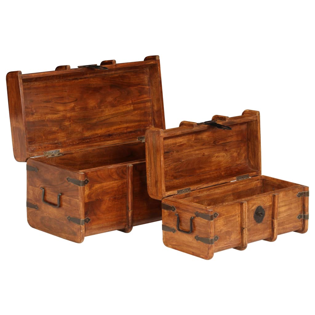 Set Forzieri 2 Pz In Legno Massello Di Acacia E Sheesham VidaXL 19 width=274