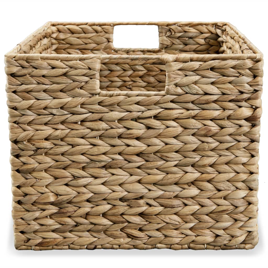 vidaXL Storage Basket Set 3 Pieces Water Hyacinth