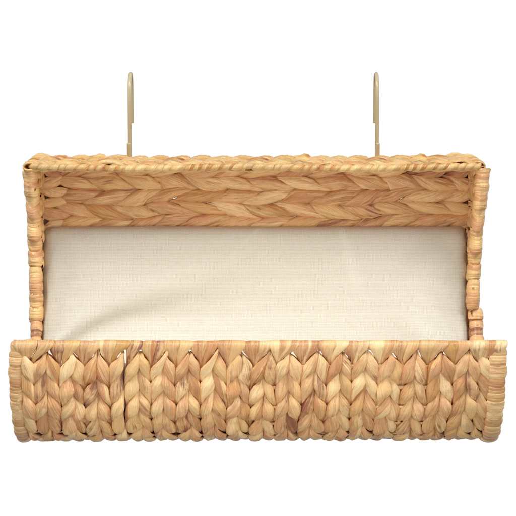 

vidaXL Kattenbed met kussen 37x20x20 cm waterhyacint