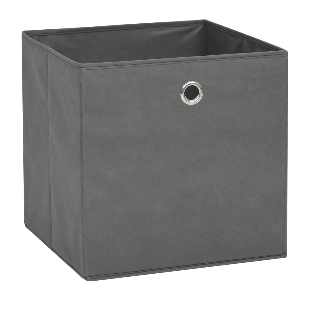 

vidaXL Opbergdozen 32x32x32 cm ongeweven stof grijs 10 stuks