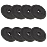 vidaXL kangi kettad, 8 tk, 20 kg, malm