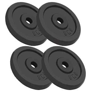vidaXL kangi kettad, 4 tk, 4x5 kg, malm