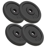 vidaXL kangi kettad, 4 tk, 20 kg, malm
