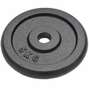 Kotouče na činky 4 ks 4x 5 kg litina - obrázek 2