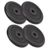 vidaXL kangi kettad, 4 tk, 4x7,5 kg, malm