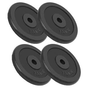 vidaXL kangi kettad, 4 tk, 4x7,5 kg, malm