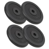 vidaXL kangi kettad, 4 tk, 30 kg, malm