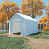 vidaXL Tenda de armazenamento PE 3x4 m branco