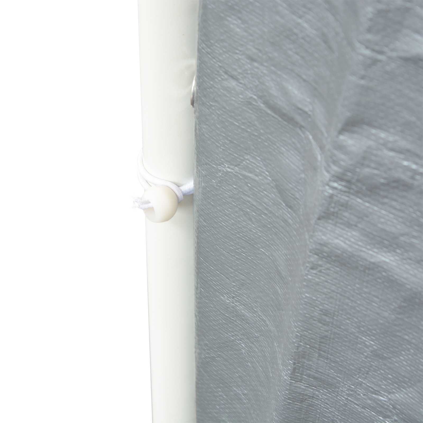 vidaXL Zeltstoff ohne Gestell Grau 10 x 5 m PE – Bild 7