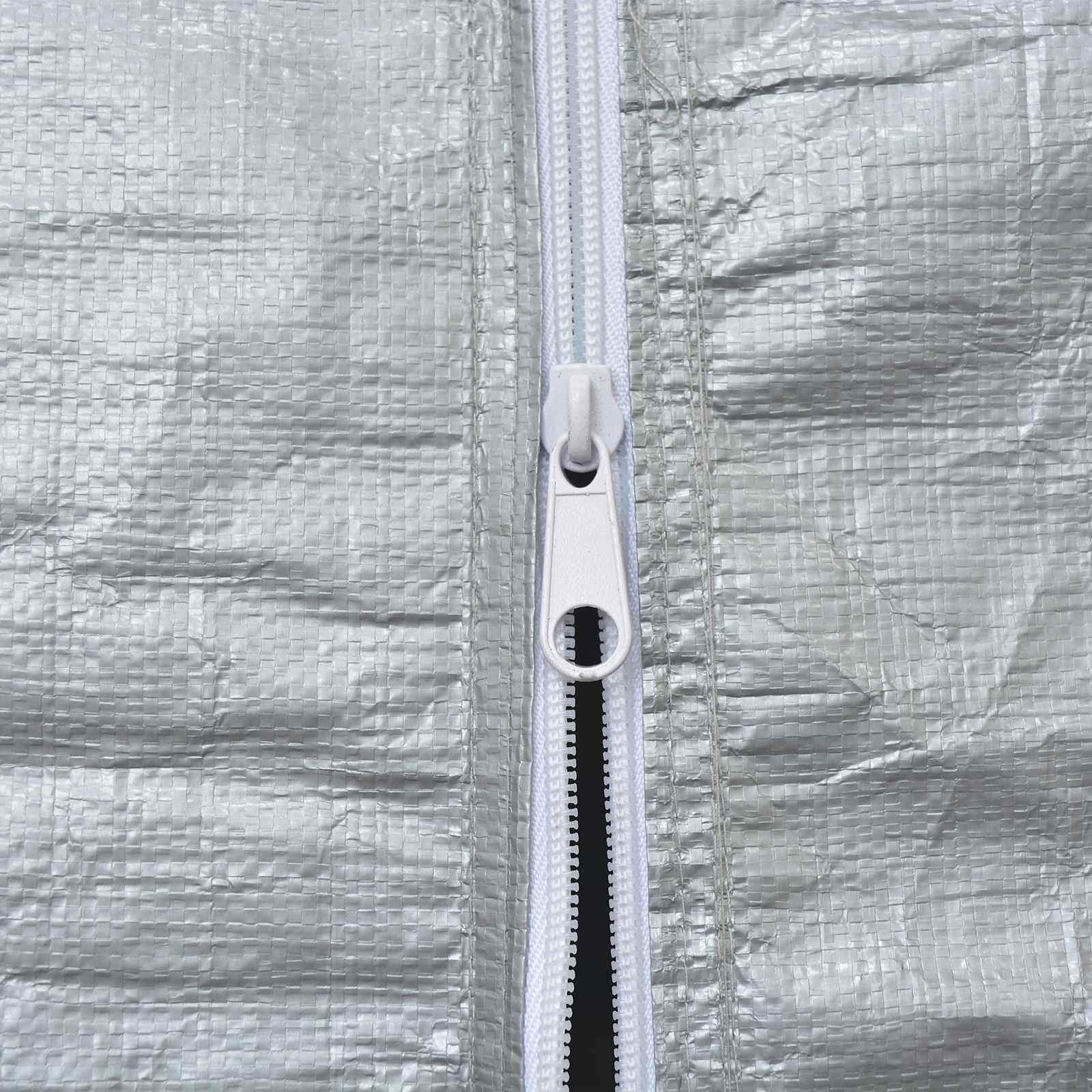 vidaXL Zeltstoff ohne Gestell Grau 12 x 6 m PE – Bild 8