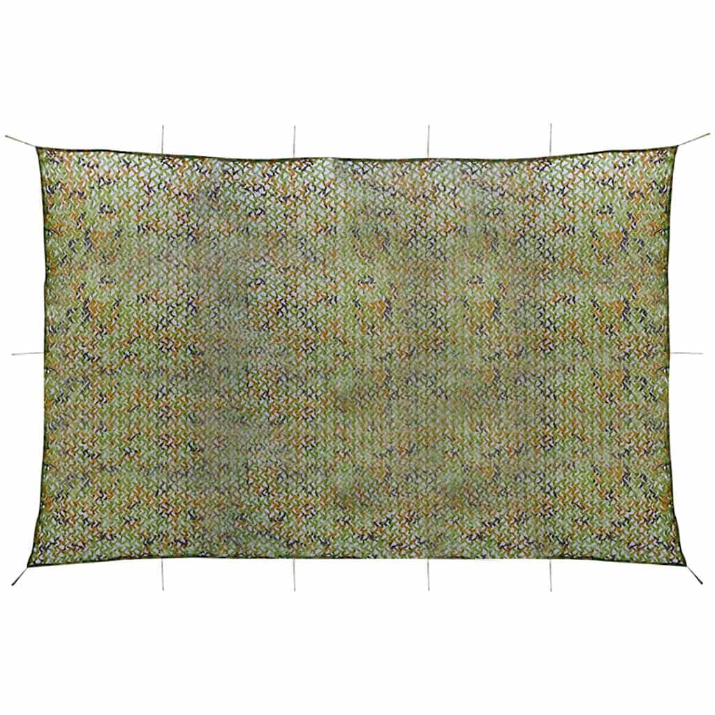vidaXL Maskovací síť s úložným pytlem, 6 x 8 m