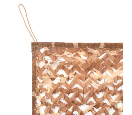 vidaXL Filet de camouflage avec sac de rangement 3 x 3 m