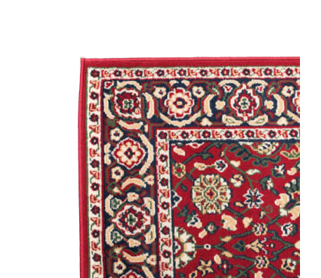 vidaXL Tapis oriental 80x150 cm Rouge / Beige