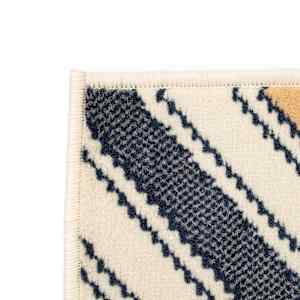 vidaXL Modernus kilimas, zigzagų ra&scaron;tas, 180x280cm, rud./juod./mėl.