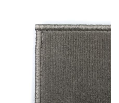 vidaXL Moderni tepih s uzorkom krugova 120 x 170 cm sivi