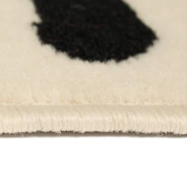 Vidaxl Teppich Modern Zebrafell Optik 160 X 230 Cm Beige Schwarz
