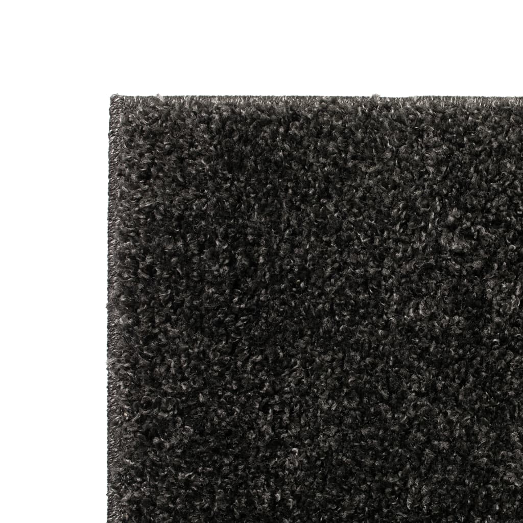 

vidaXL Vloerkleed shaggy hoogpolig 80x150 cm antraciet