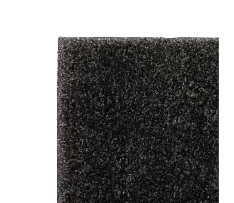 vidaXL Shaggy-matto 120x170 cm antrasiitti