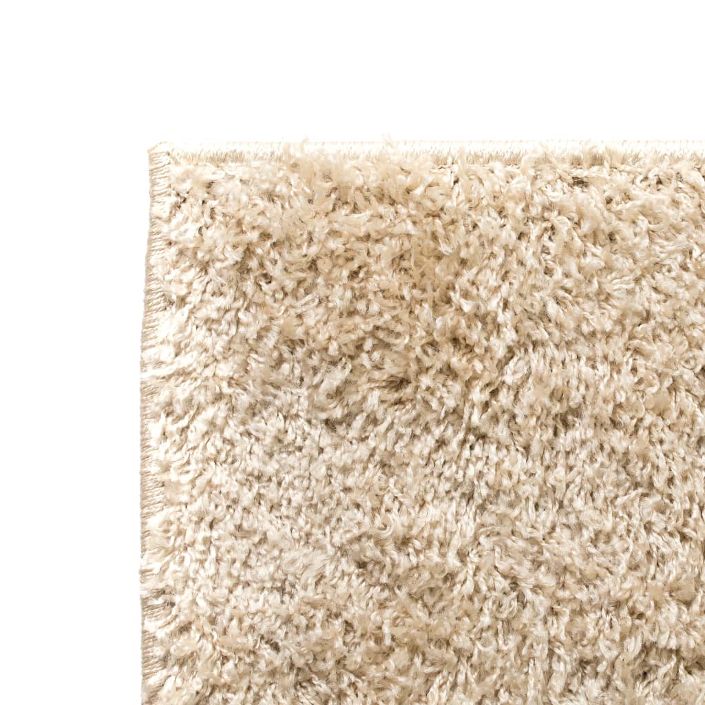 vidaXL Рошав килим тип шаги, 120x170 см, бежов