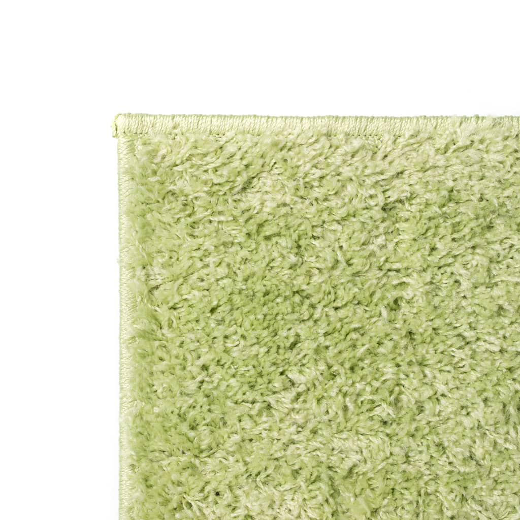 vidaXL Tappeto Shaggy a Pelo Lungo 140x200 cm Verde