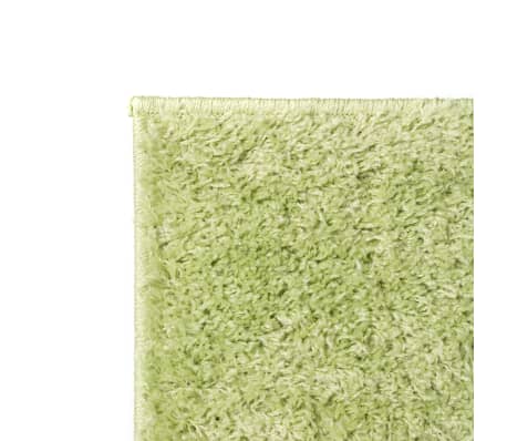 vidaXL zöld shaggy szőnyeg 140 x 200 cm