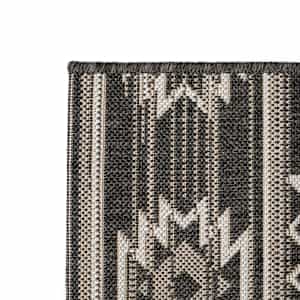 vidaXL Sizalio i&scaron;vaizdos vidaus/lauko kilimas, 80x150cm, geometr.