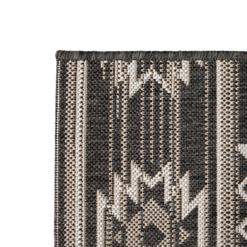 

vidaXL Vloerkleed binnen/buiten 180x280 cm sisal look geometrisch
