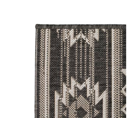 vidaXL Covor aspect sisal de interior/exterior, 180x280 cm, geometric