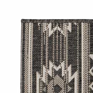 vidaXL Sizalio i&scaron;vaizdos vidaus/lauko kilimas, 180x280cm, geometr.