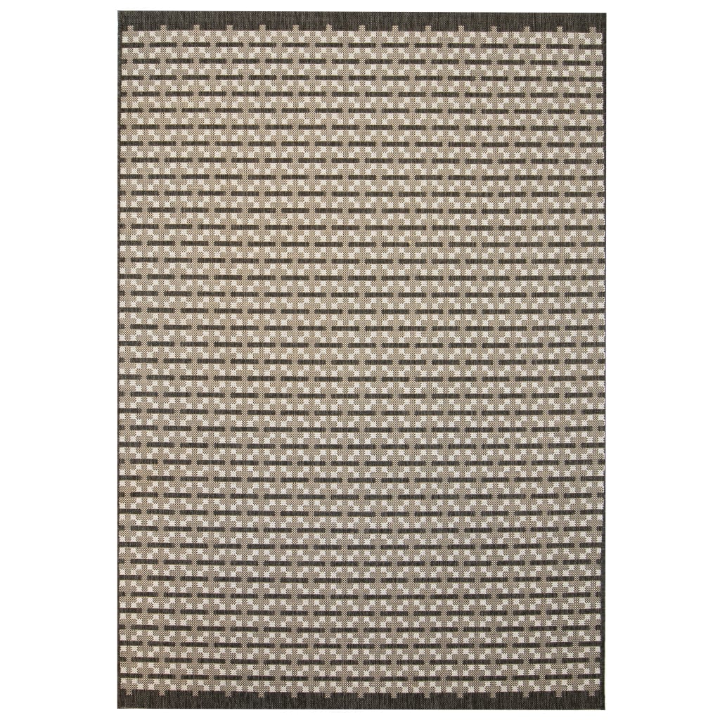 Venkovní/vnitřní kusový koberec, sisal, 80x150cm vzor kostka