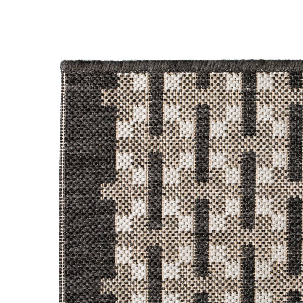 vidaXL Tapis d'extérieur/d'intérieur Aspect de sisal 140 x 200 cm Carré