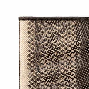 vidaXL Vloerkleed binnen/buiten 160x230 cm sisal look strepen