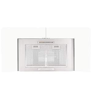 vidaXL Wandafzuigkap 756 m&sup3;/u LED 90 cm roestvrij staal