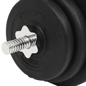 Sada činek barbell a dumbbell, 30 kg - obrázek 10