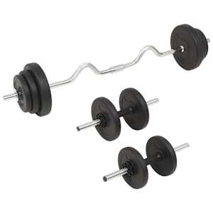 Sada činek barbell a dumbbell 30 kg - obrázek 2