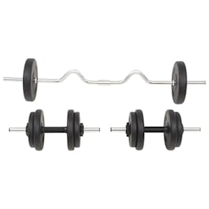 Sada činek barbell a dumbbell 30 kg - obrázek 3