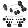 vidaXL kangi ja hantlite komplekt, 90 kg
