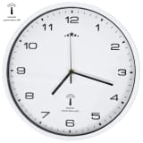 vidaXL fehér színű rádióvezérelt falióra kvarcszerkezettel 31 cm