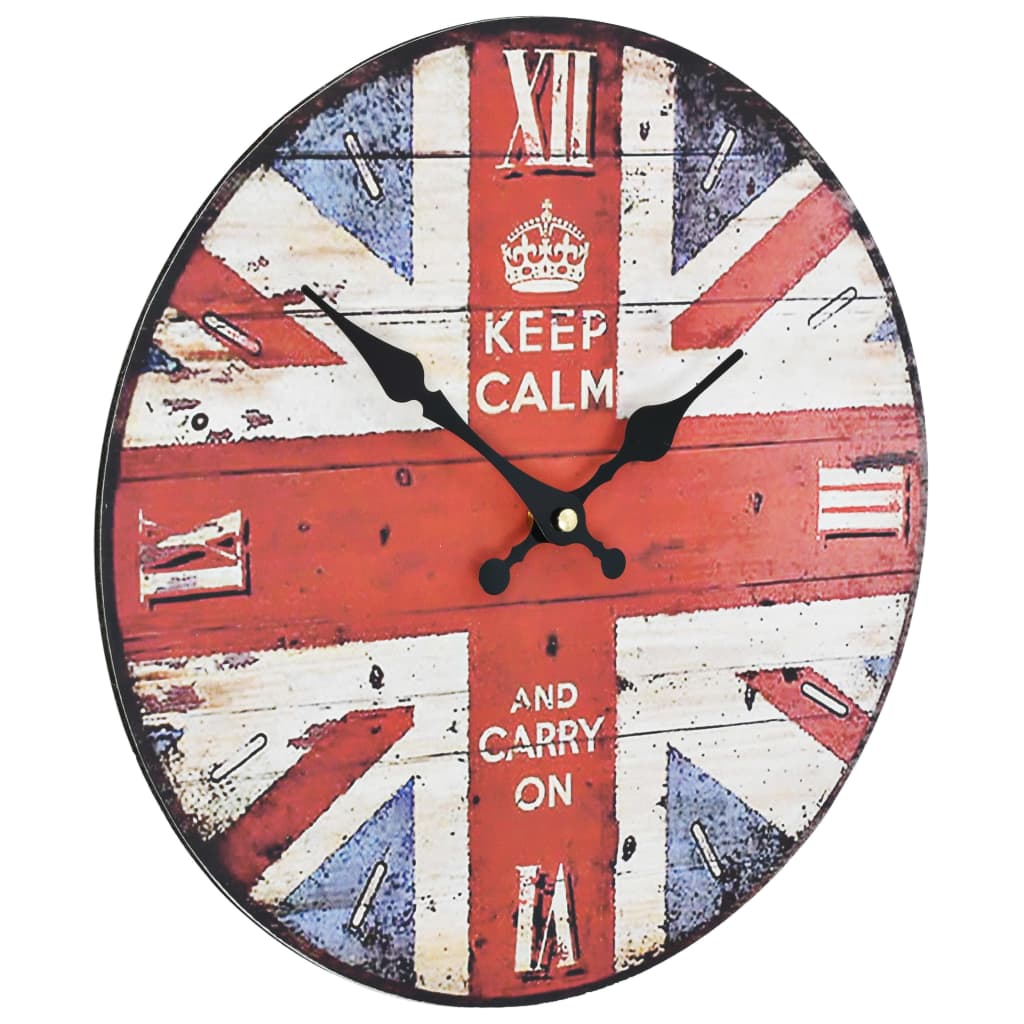 Thumbnail - vidaXL Vintage Wanduhr UK 30 cm