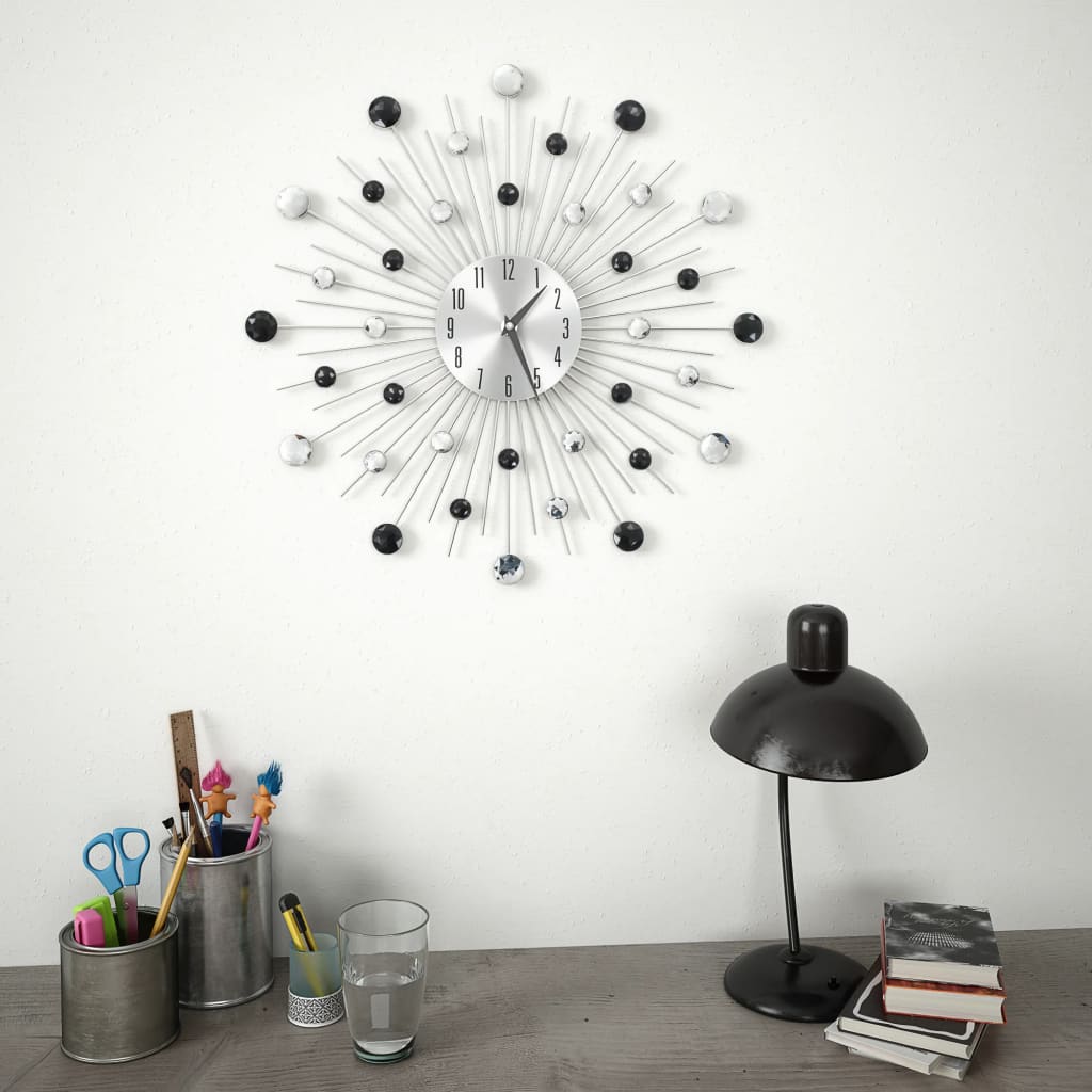 

vidaXL Wandklok met quartz-mechanisme 50 cm modern ontwerp