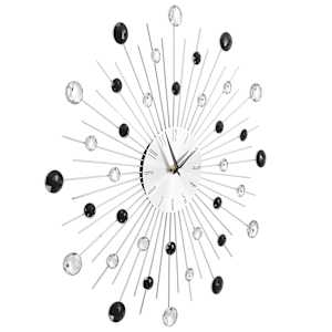 Nástěnné hodiny se strojkem Quartz 50 cm moderní design - obrázek 3