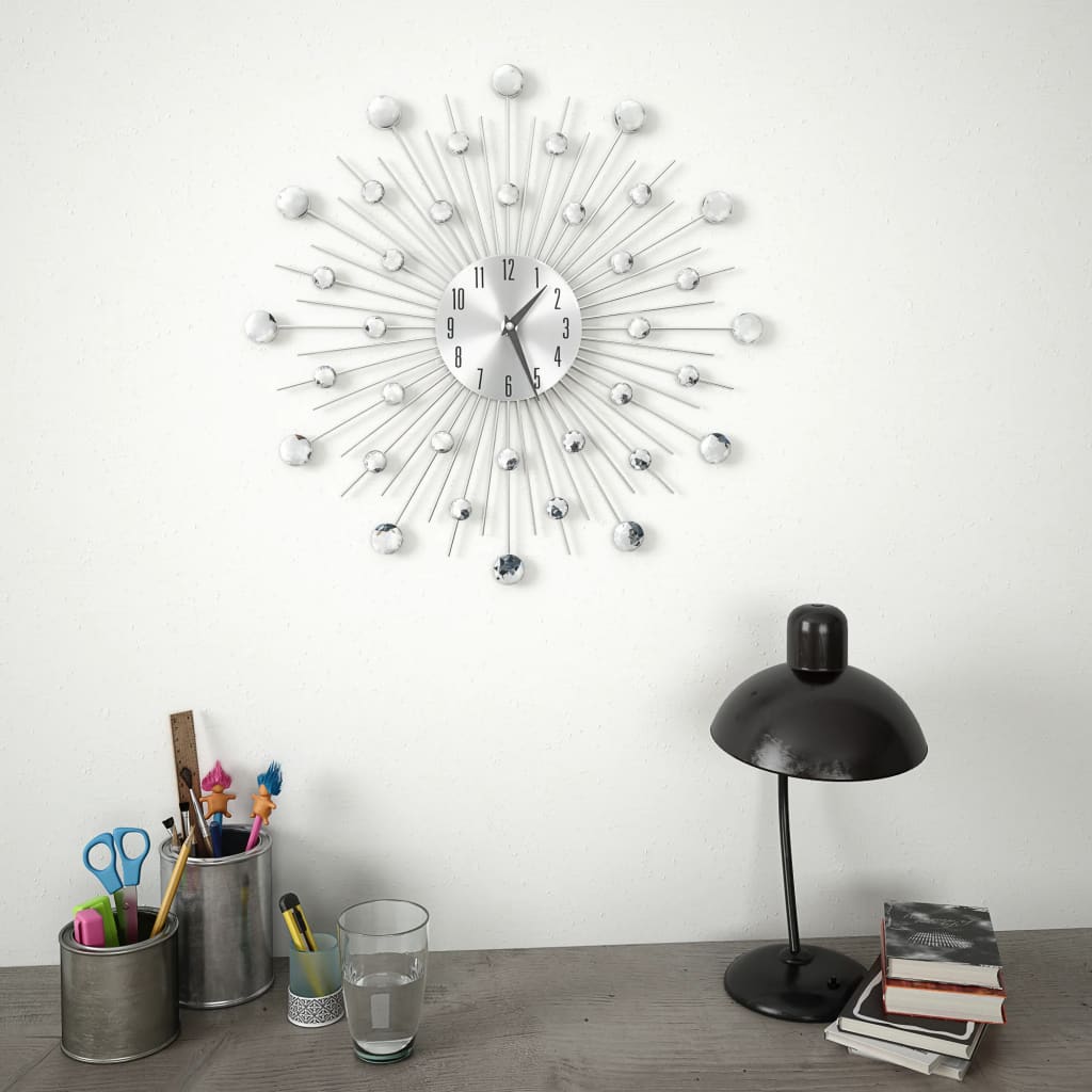 

vidaXL Wandklok met quartz-mechanisme 50 cm modern ontwerp