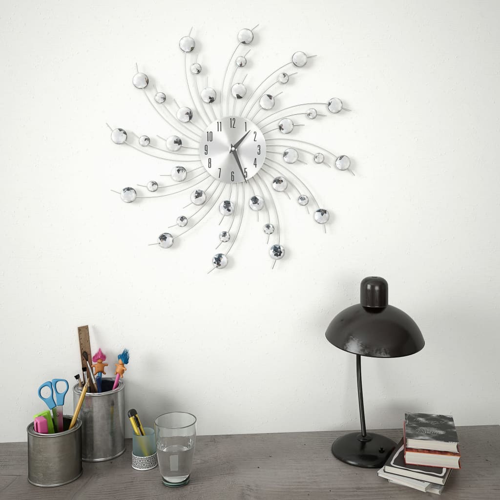 

vidaXL Wandklok met quartz-mechanisme 50 cm modern ontwerp