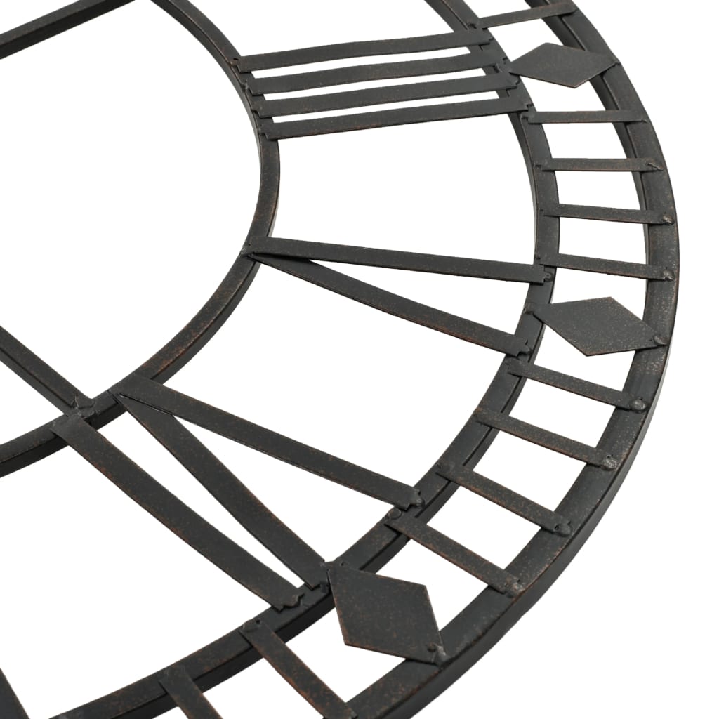 Orologio Da Parete Vintage Al Quarzo In Metallo 60 Cm XXL VidaXL 16 width=274