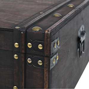 Konferenční stolek z překližka vintage styl 120x55x35 cm - obrázek 7