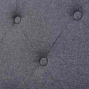 Sedací souprava 2 kusy textil šedá - obrázek 10