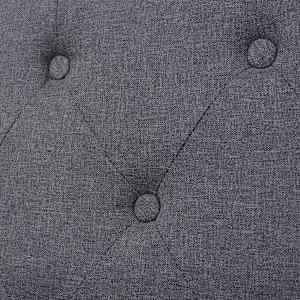Sedací souprava 2 kusy textil šedá - obrázek 10
